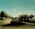 une vue de l’Ile Saint Louis du Port Saint Nicolas soir Henri Rousseau post impressionnisme Naive primitivisme